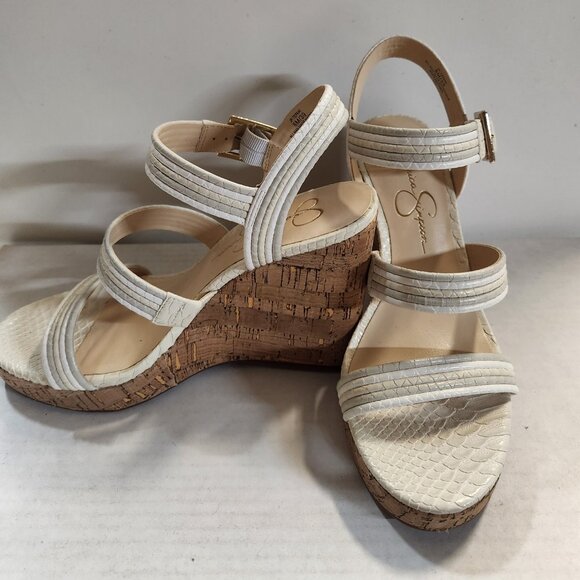 Jessica Simpson Wedge Sandals Size 8 NEW - Picture 1 of 3